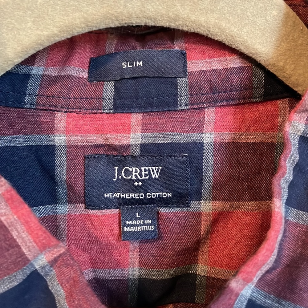 Slim Fit J.Crew Plaid shirt